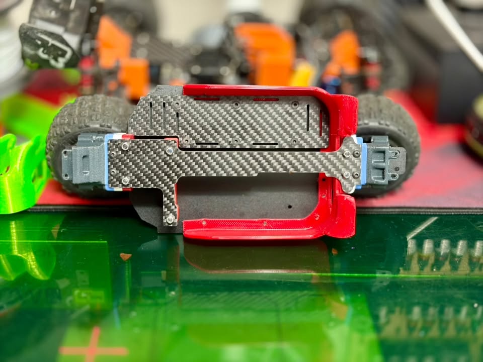 Mini Kraton Upgrade Kit completed RC truck chassis photo