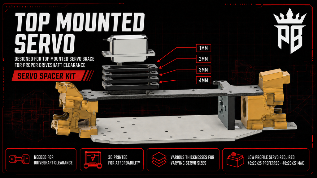 Top Support with Servo Mount Area