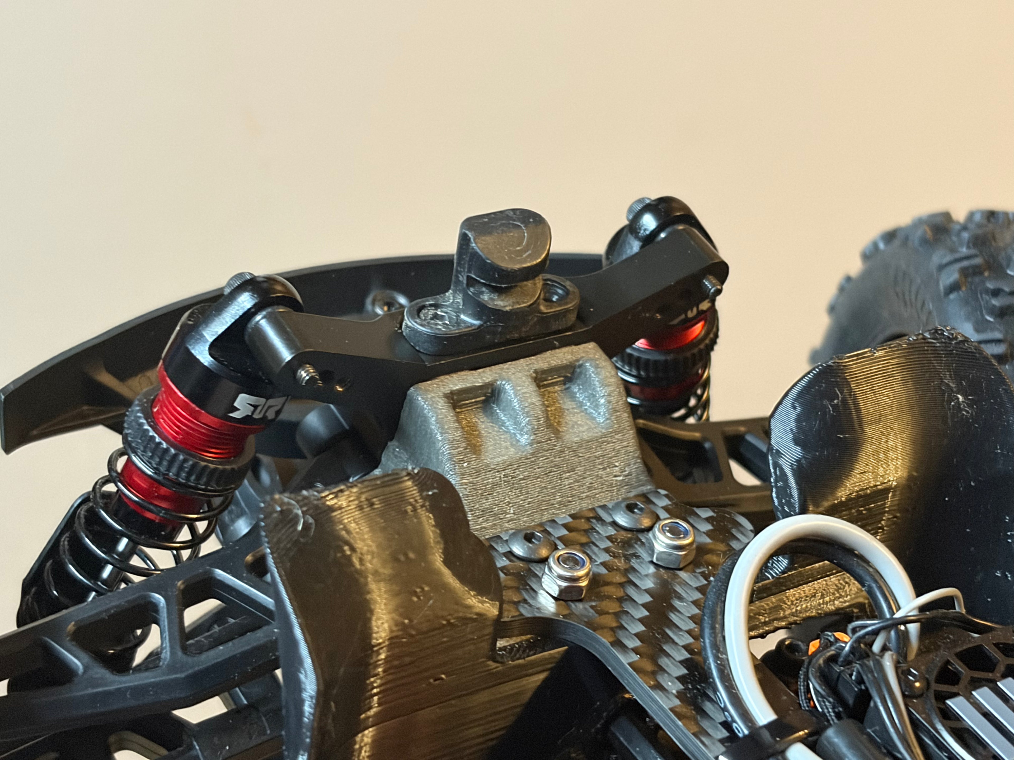Shock Tower Set billet aluminum upgrade parts for Mini Kraton