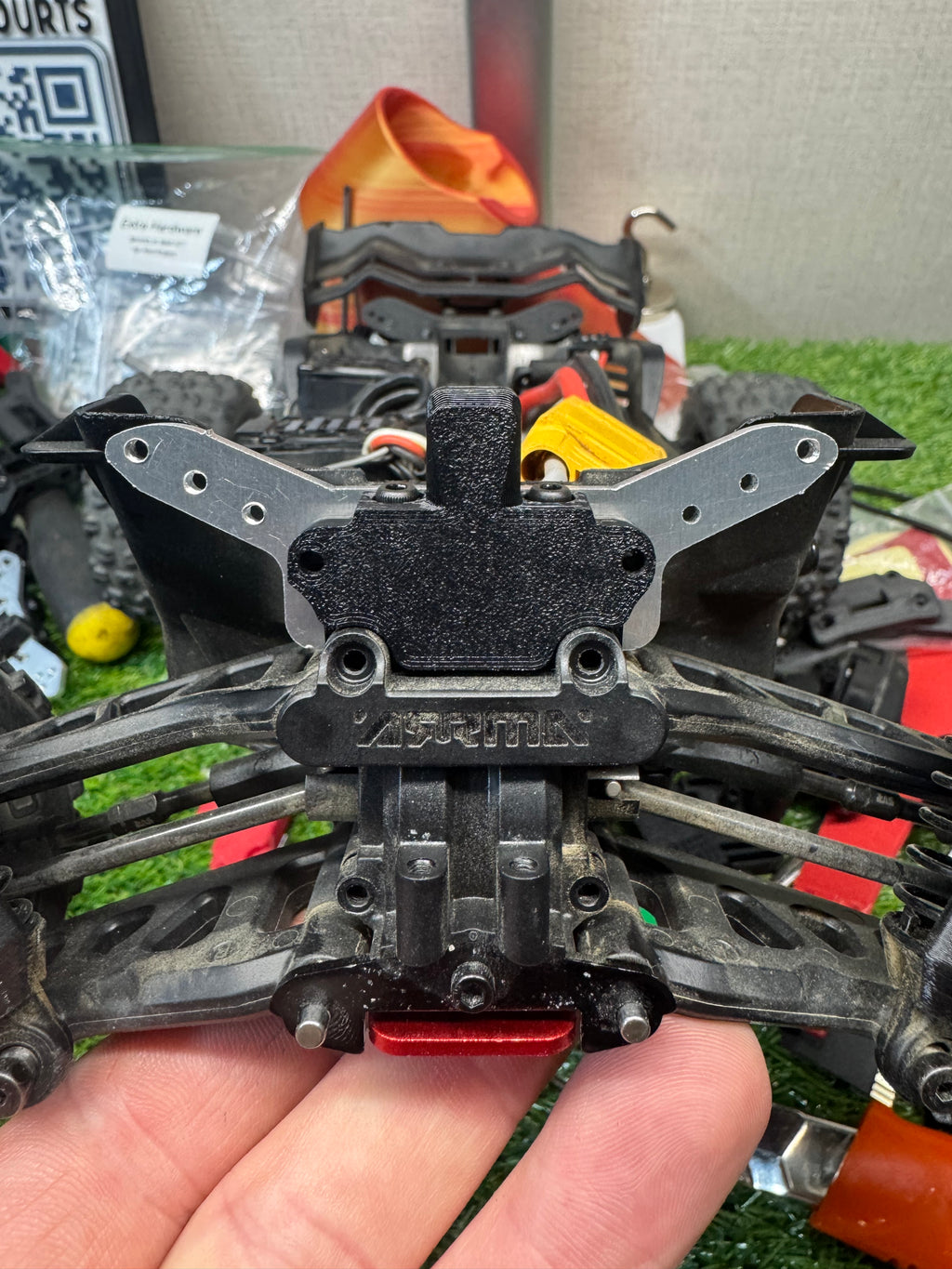 Shock Tower Body Mount free 3D file alternate printed part view