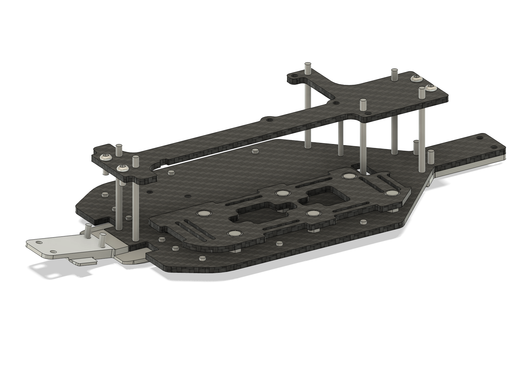 Carbon Fiber Mini Kraton Chassis Kit.