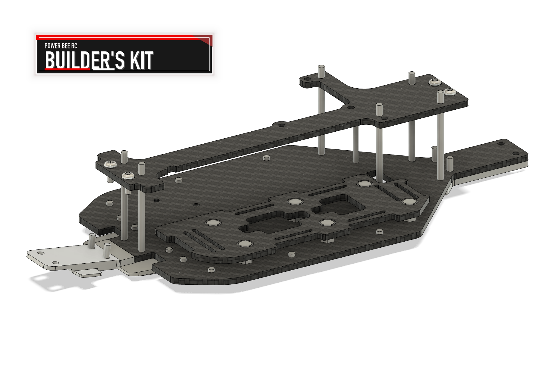 Carbon Fiber Mini Kraton Chassis Kit.