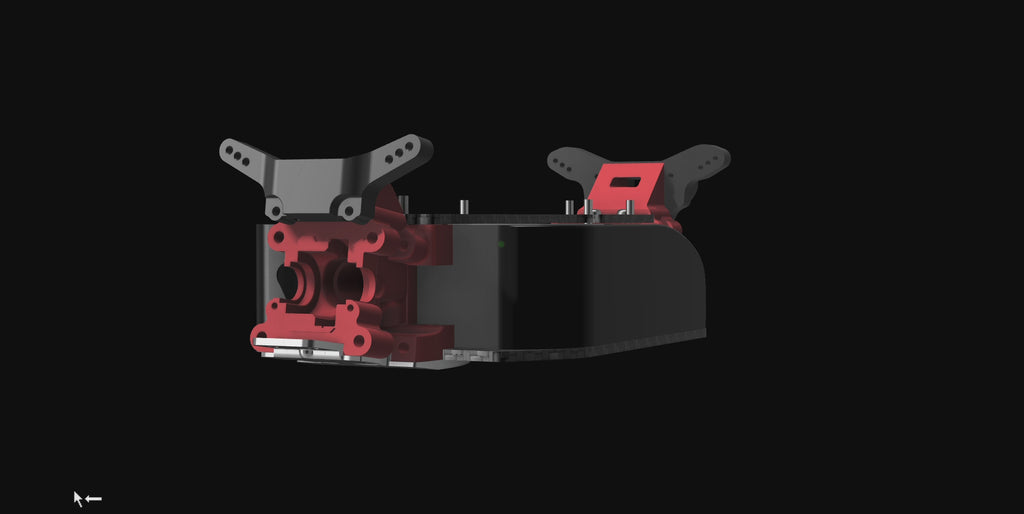 Carbon Fiber Mini Kraton Chassis Kit.