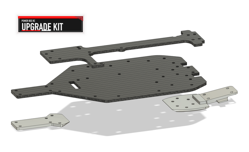 Carbon Fiber Mini Kraton Chassis Kit.